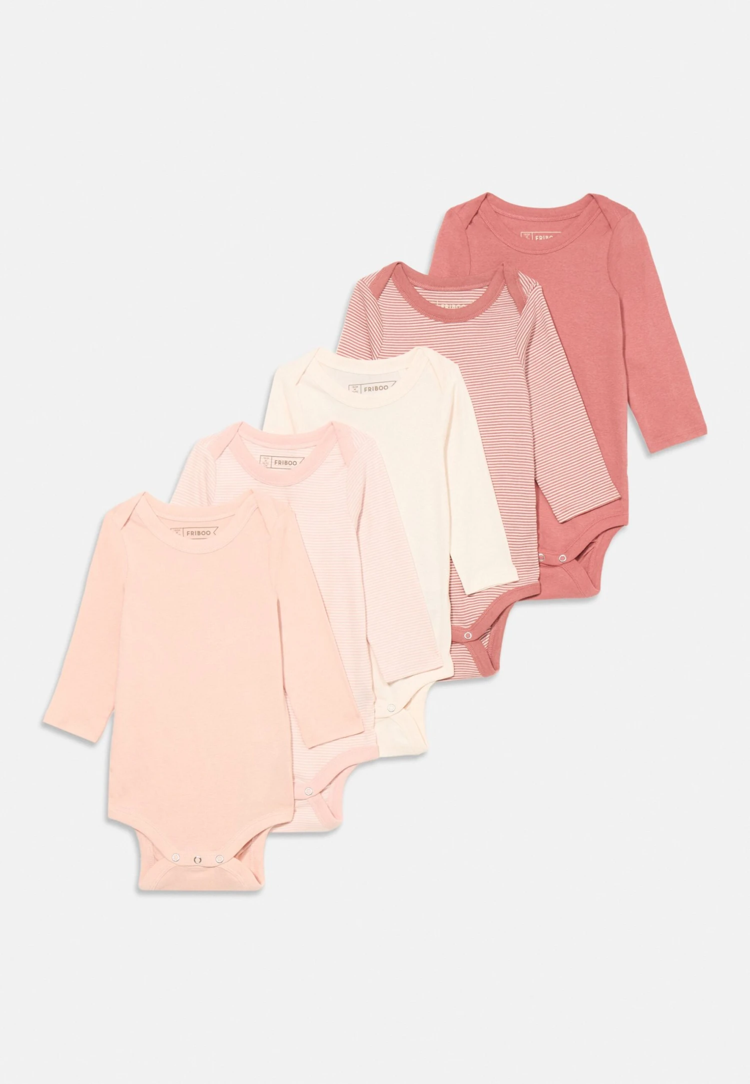 Friboo 5 PACK UNISEX - Langarmshirt - Pink/light Pink 3 Friboo 5 PACK UNISEX - Langarmshirt - Pink/light Pink