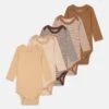 Friboo 5 PACK UNISEX - Langarmshirt - Light Brown/brown/tan
