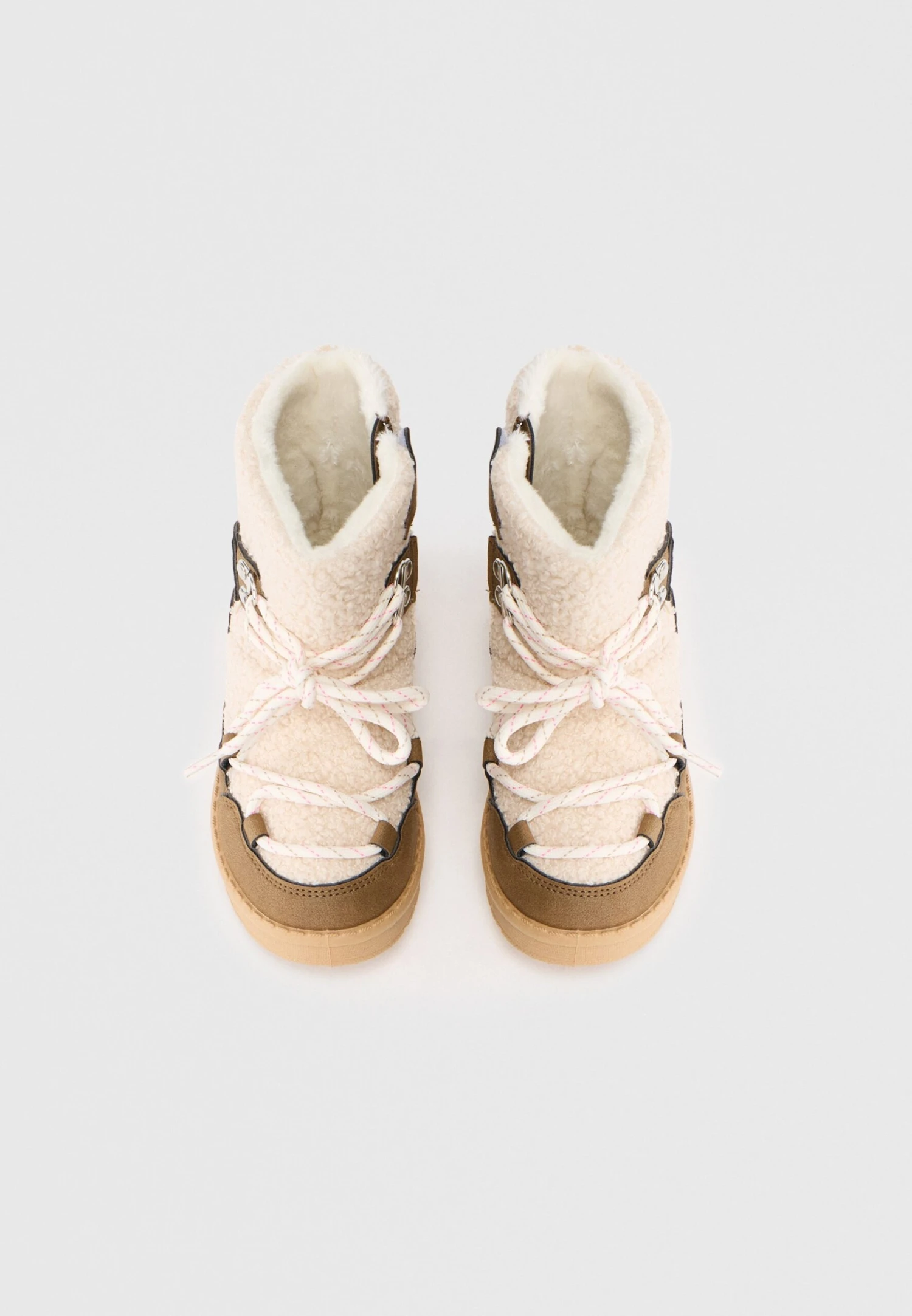 Friboo Schnürstiefelette - Beige 6 Friboo Schnürstiefelette - Beige – Bild 4