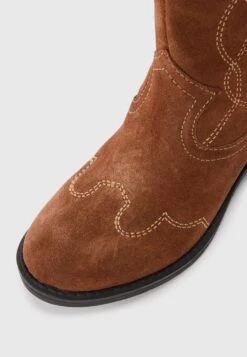 Friboo LEATHER - Cowboy-/Bikerboot - Taupe -Friboo Geschaft 369ff3923969409f8e79c76337f4885c