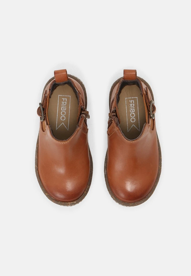 Friboo LEATHER BOOTIES - Stiefelette - Cognac 6 Friboo LEATHER BOOTIES - Stiefelette - Cognac – Bild 4