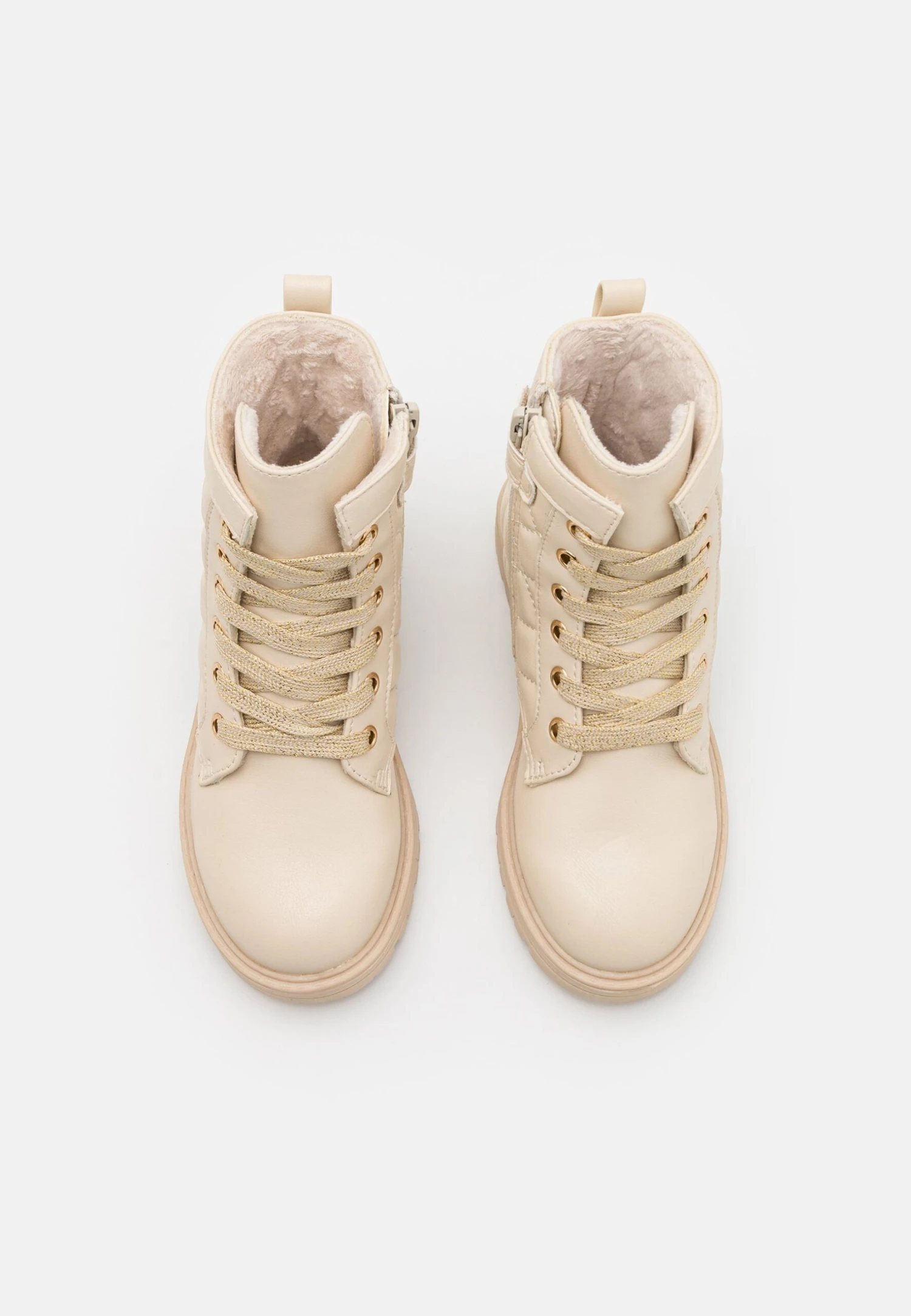 Friboo Schnürstiefelette - Nude 6 Friboo Schnürstiefelette - Nude – Bild 4