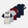 Friboo 5 PACK - T-Shirt Print - Dark Blue/mottled Light Grey/white -Friboo Geschaft 4659707abfe04382889b813ab1c5e865
