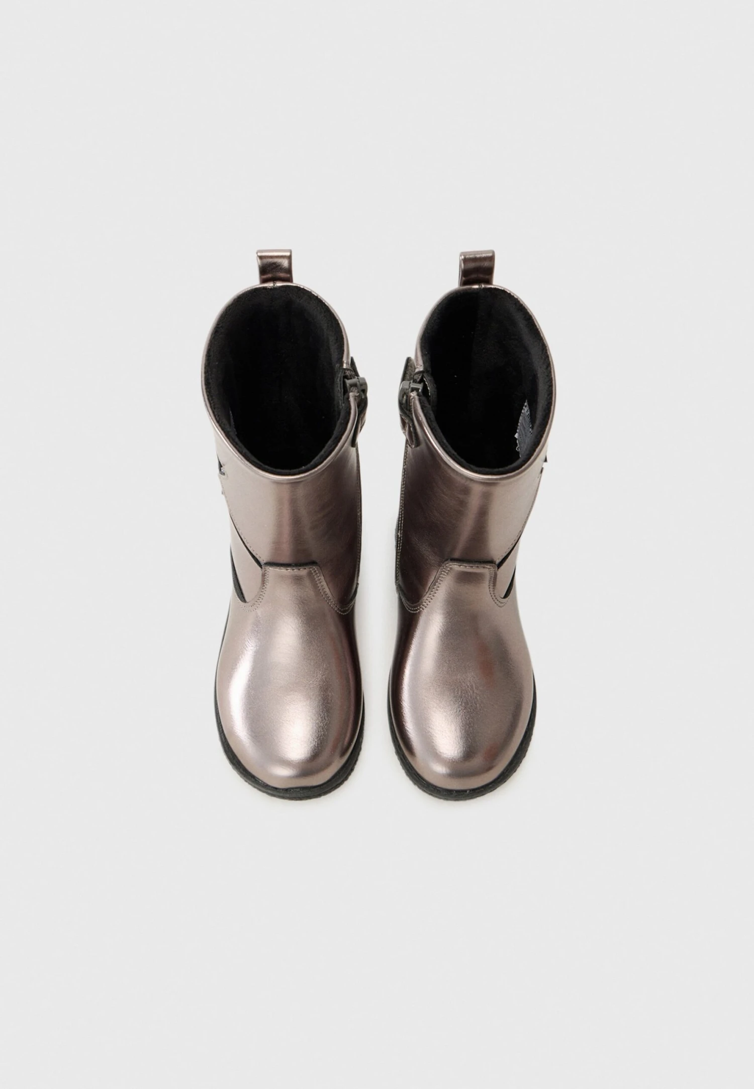 Friboo Stiefel - Mettalic Grey 6 Friboo Stiefel - Mettalic Grey – Bild 4