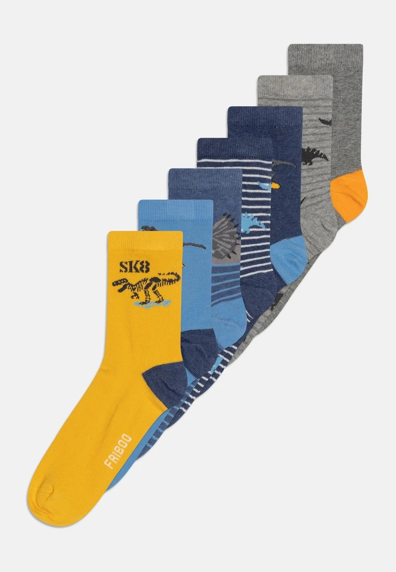 Friboo 7 PACK - Socken - Multi-coloured/yellow/dark Blue