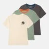 Friboo 3 PACK - T-Shirt Print - Dark Grey/off-white/mint -Friboo Geschaft 5948fab5559845e597c4287f7cdc59fd
