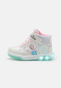 Friboo FROZEN BLINKING SHOES - Sneaker High - White/light Pink/light Blue