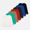 Friboo 7 PACK UNISEX LONG SLEEVE TOP - Langarmshirt - Dark Blue/red/olive 1 Friboo 7 PACK UNISEX LONG SLEEVE TOP - Langarmshirt - Dark Blue/red/olive -Friboo Geschaft 61880df95f5b4a24aafbcd9e017f8c50 1