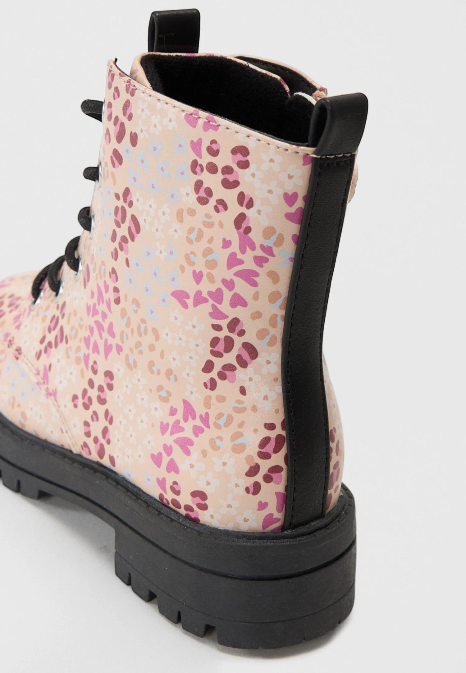 Friboo Schnürstiefel - Pink 8 Friboo Schnürstiefel - Pink – Bild 6