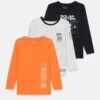 Friboo 3 PACK - Langarmshirt - Orange/light Grey/dark Blue 2 Friboo 3 PACK - Langarmshirt - Orange/light Grey/dark Blue -Friboo Geschaft 6fad2ce336734f33919dc8dc4758743f