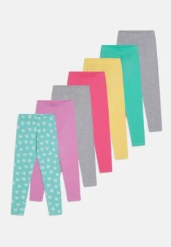 Friboo 7 PACK - Leggings - Hosen - Multi-coloured/yellow/purple