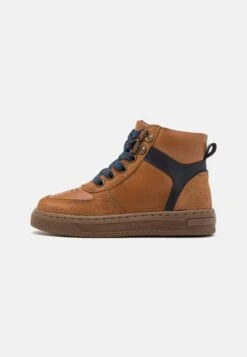 Friboo LEATHER - Sneaker High - Cognac