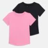 Friboo 2 PACK KIDS SPORTS T SHIRTS UNISEX - T-Shirt Basic - Black/light Pink 2 Friboo 2 PACK KIDS SPORTS T SHIRTS UNISEX - T-Shirt Basic - Black/light Pink -Friboo Geschaft 8af1a12c9526429382eef645ff8c3af2