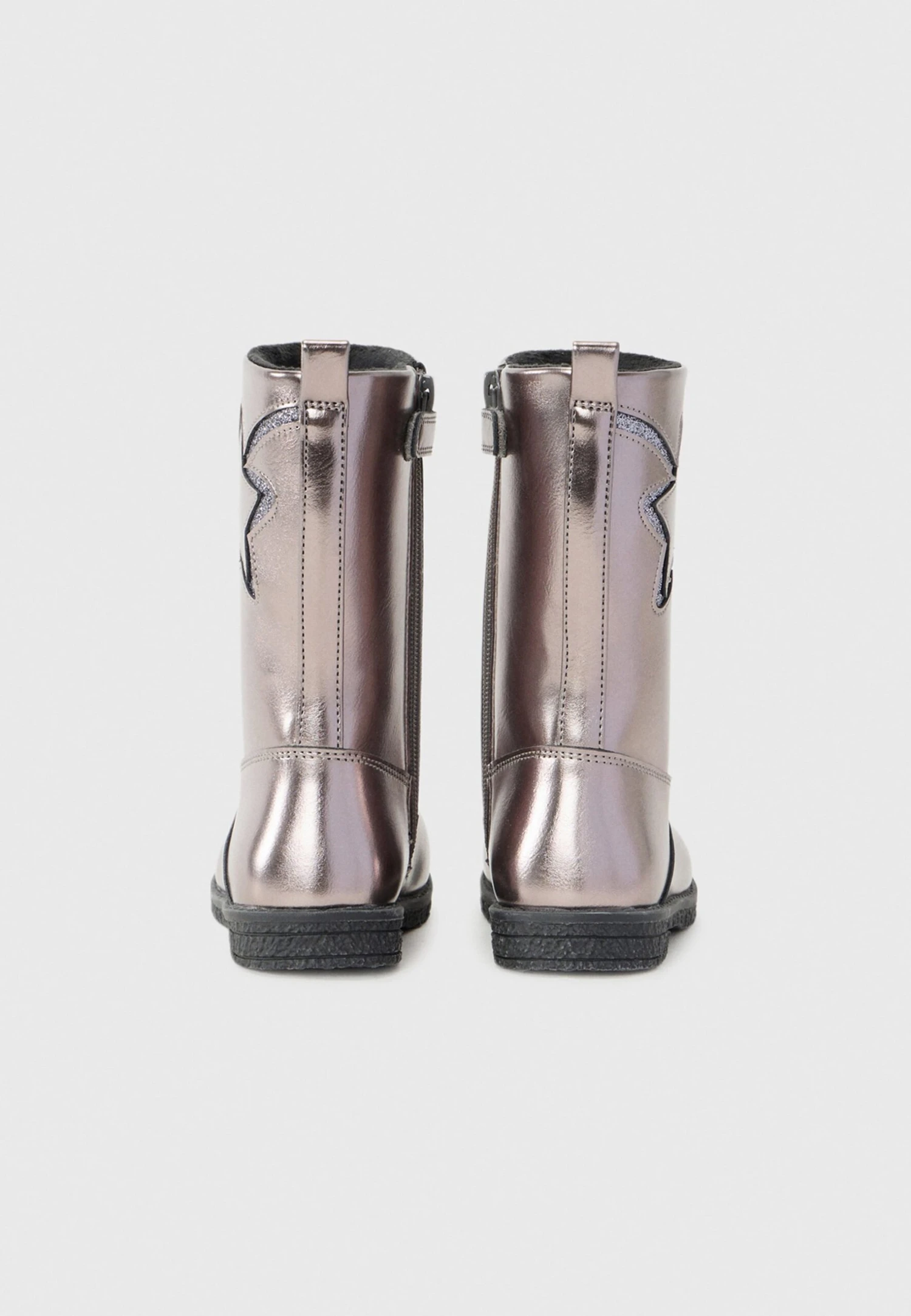 Friboo Stiefel - Mettalic Grey 5 Friboo Stiefel - Mettalic Grey – Bild 3