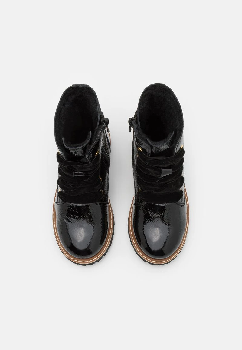 Friboo LEATHER - Schnürstiefelette - Black 6 Friboo LEATHER - Schnürstiefelette - Black – Bild 4