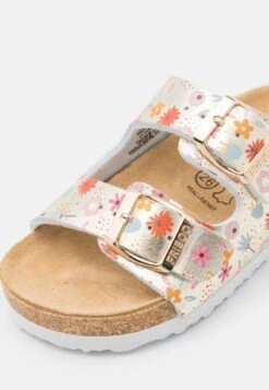 Friboo Pantolette Flach - Gold -Friboo Geschaft 959c34447ced4fdd8746812334feef1b