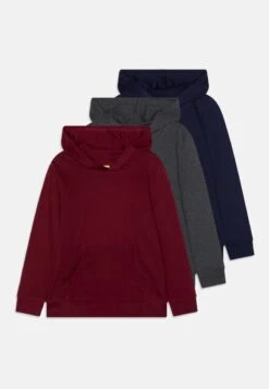 Friboo 3 PACK - Kapuzenpullover - Multi-coloured/blue/dark Red