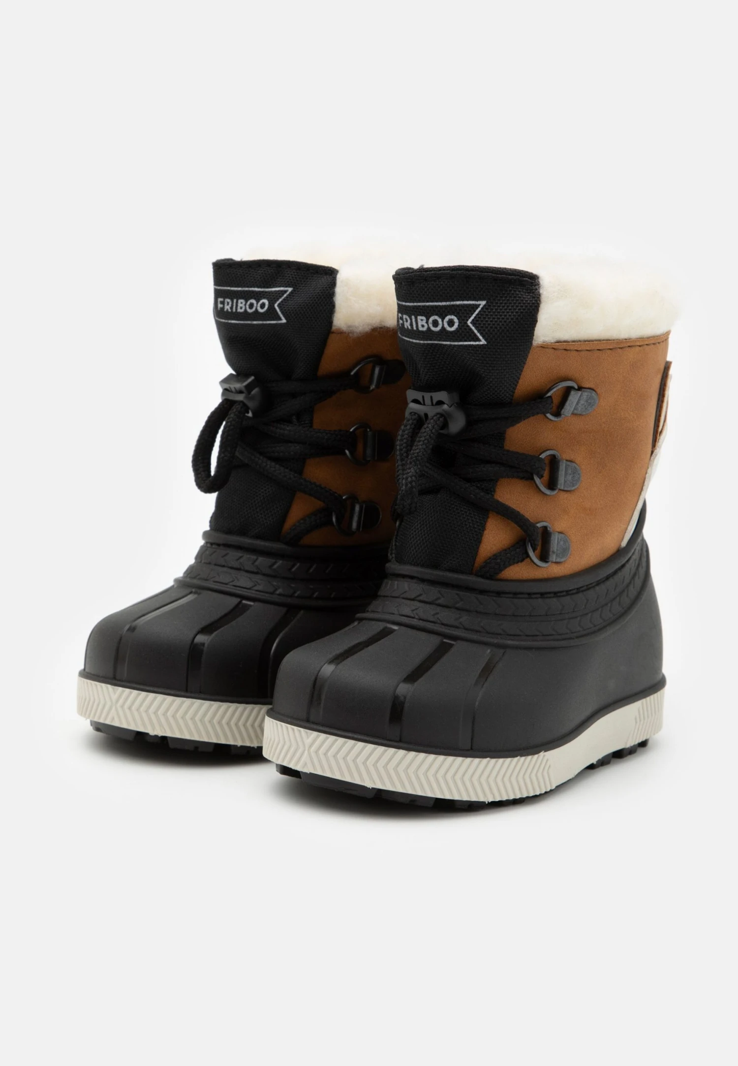 Friboo Schnürstiefel - Brown 4 Friboo Schnürstiefel - Brown – Bild 2