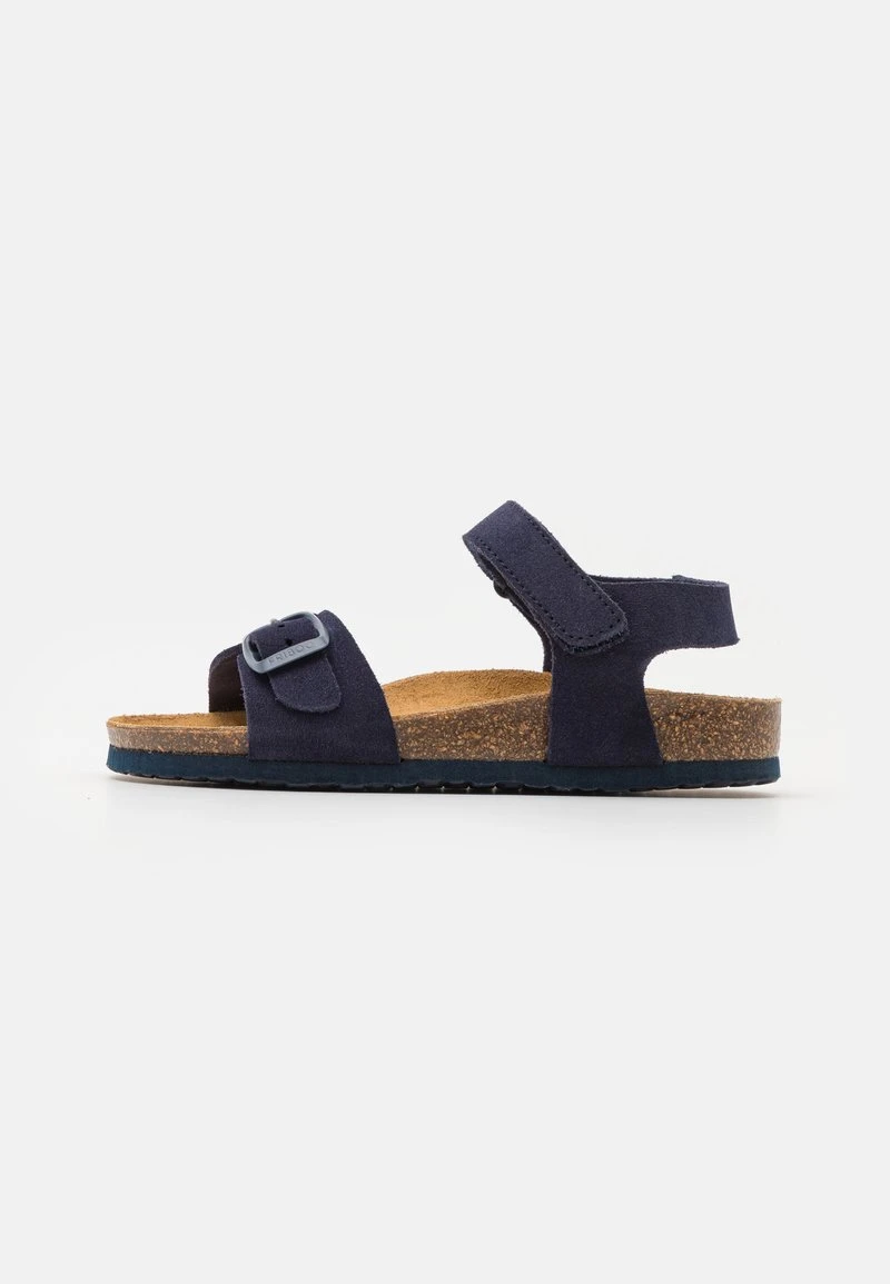 Friboo LEATHER BIO SANDALS - Riemensandalette - Dark Blue 3 Friboo LEATHER BIO SANDALS - Riemensandalette - Dark Blue