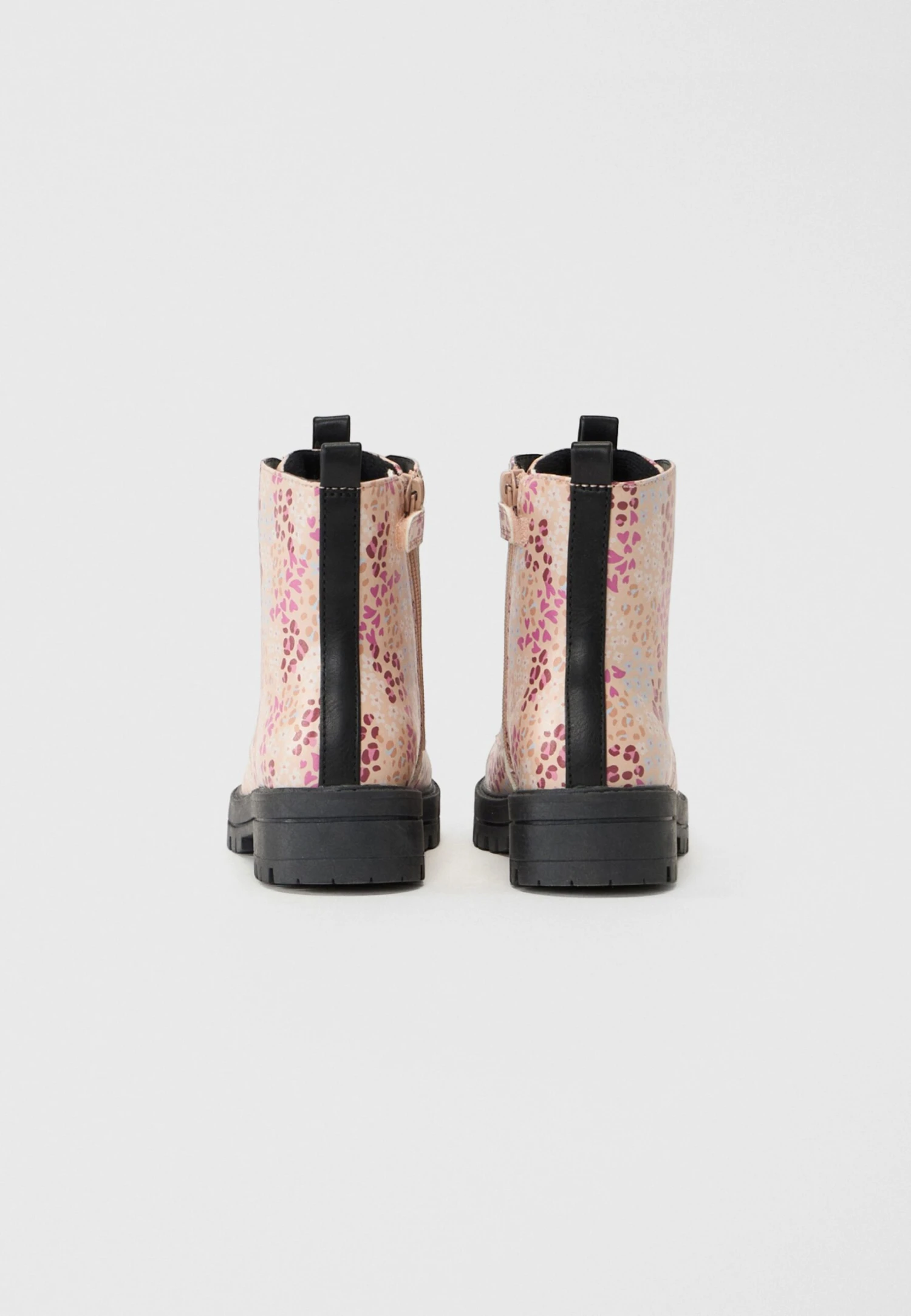 Friboo Schnürstiefel - Pink 5 Friboo Schnürstiefel - Pink – Bild 3