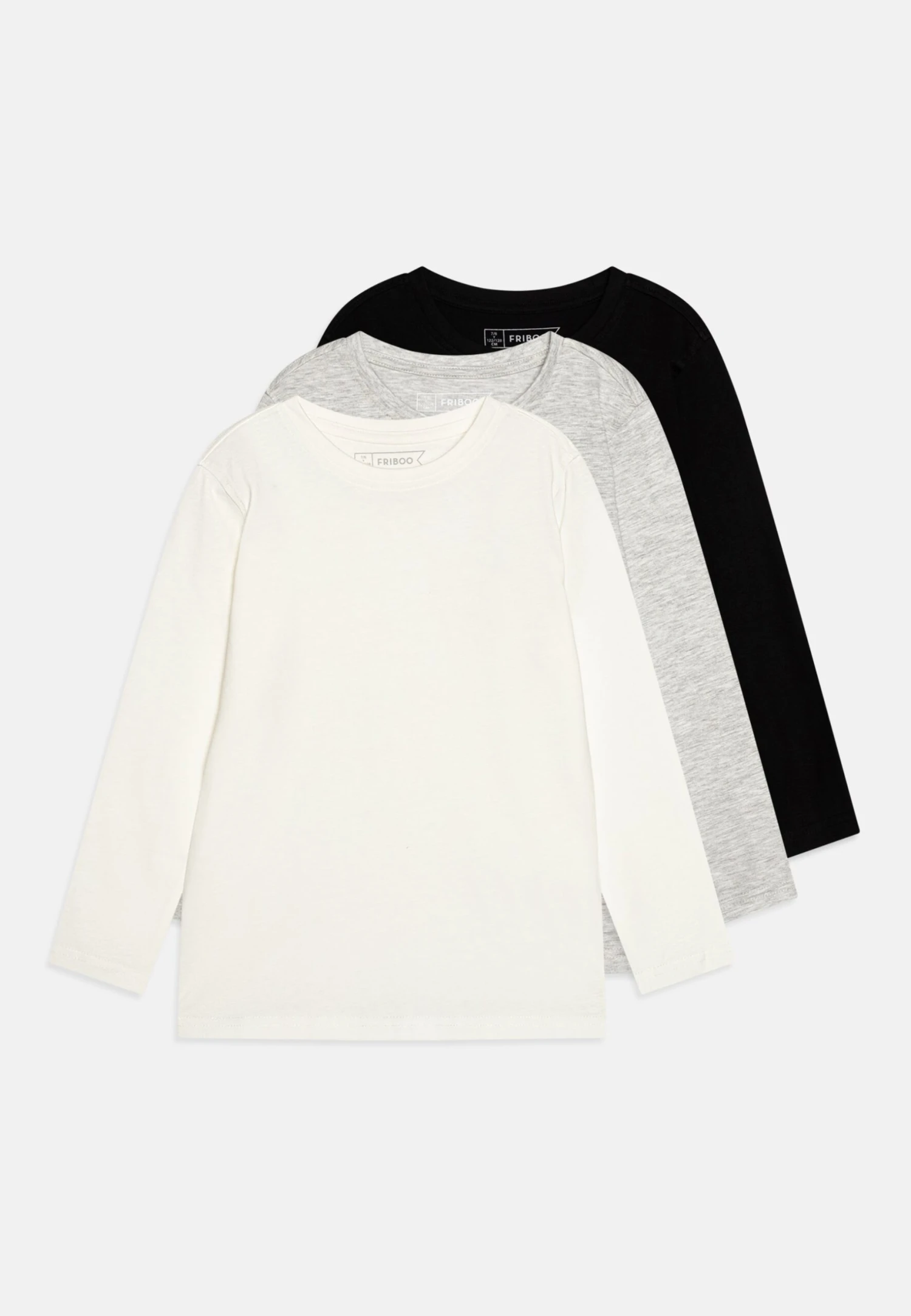 Friboo UNISEX 3 PACK - Langarmshirt - Black/light Pink/white 13 Friboo UNISEX 3 PACK - Langarmshirt - Black/light Pink/white – Bild 11