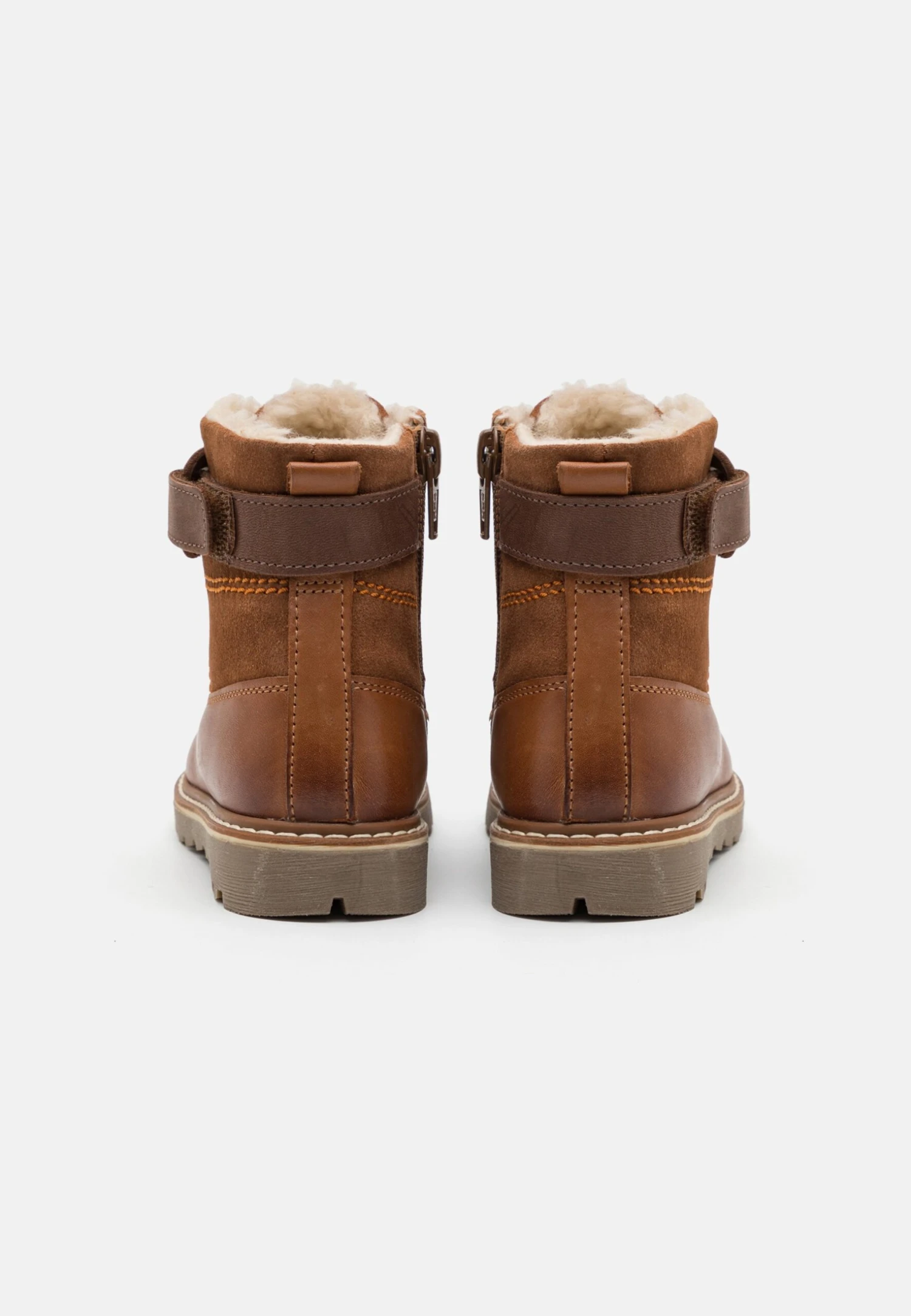 Friboo LEATHER - Schnürstiefelette - Cognac 5 Friboo LEATHER - Schnürstiefelette - Cognac – Bild 3