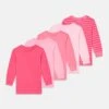 Friboo LONG SLEEVE 5 PACK UNISEX - Langarmshirt - Light Pink/pink/salmon