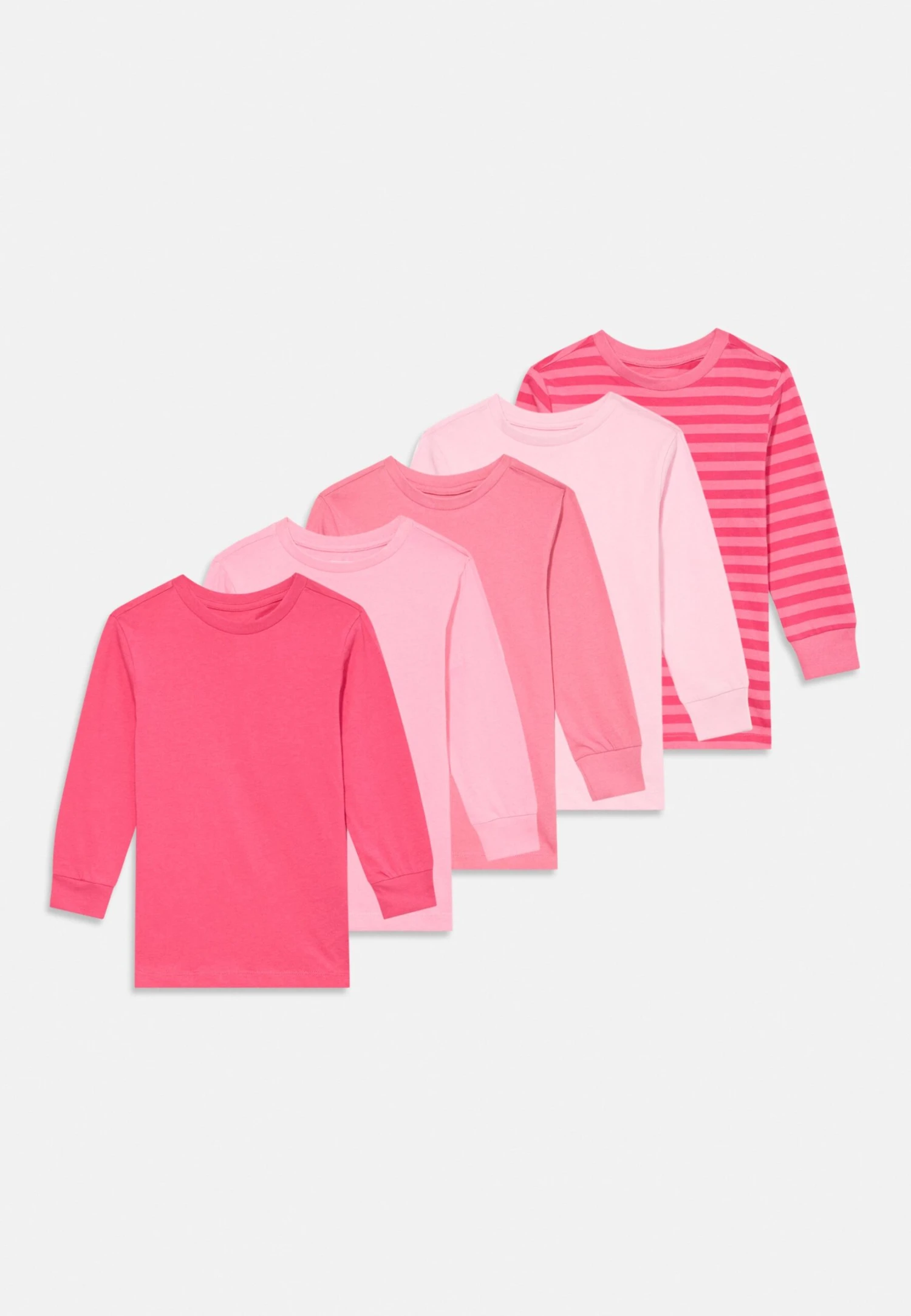 Friboo LONG SLEEVE 5 PACK UNISEX - Langarmshirt - Light Pink/pink/salmon 3 Friboo LONG SLEEVE 5 PACK UNISEX - Langarmshirt - Light Pink/pink/salmon