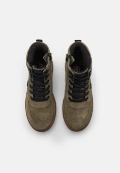 Friboo LEATHER - Schnürstiefelette - Khaki -Friboo Geschaft ceaaa599a05f4869abd8451200e3b9c4