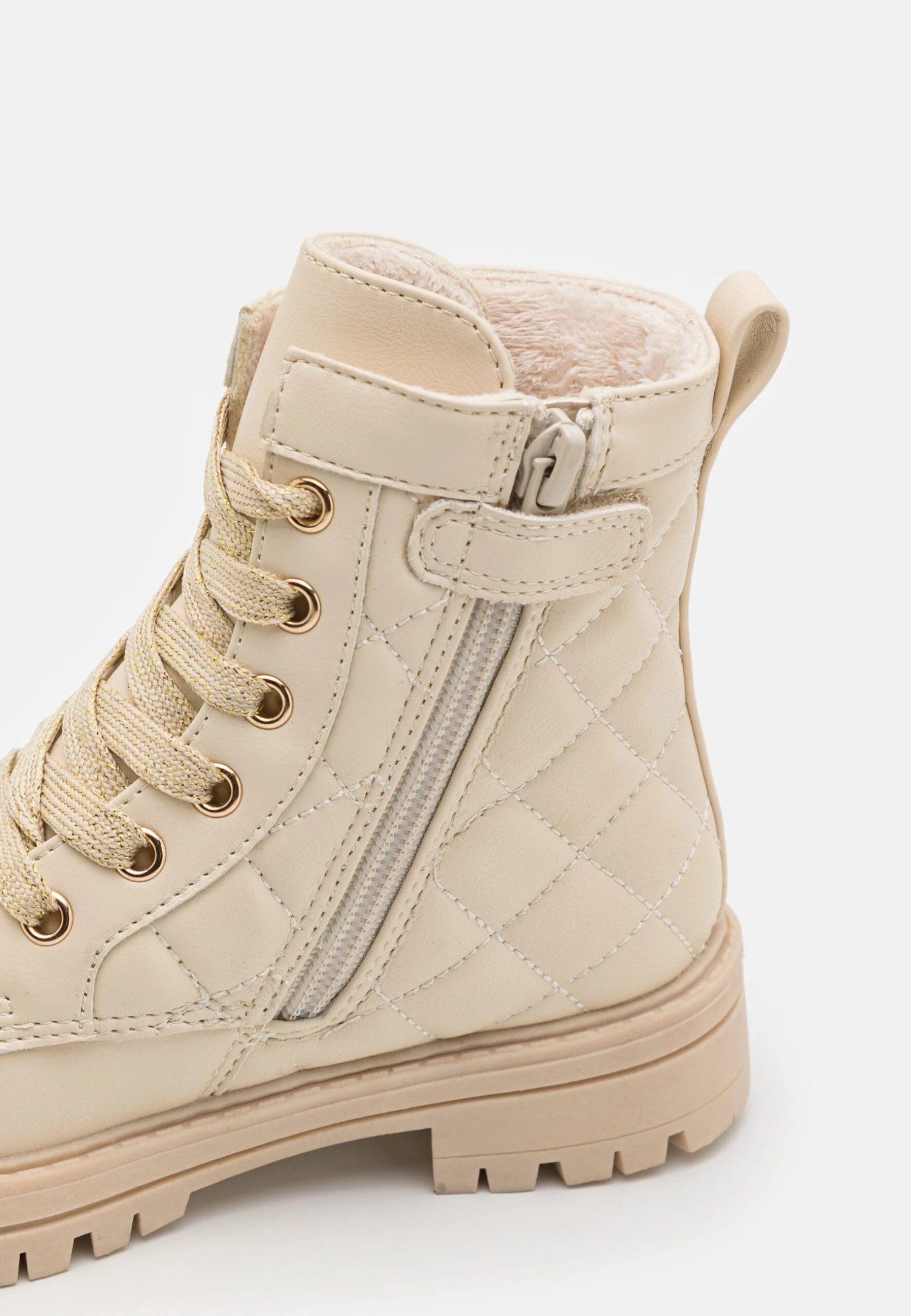 Friboo Schnürstiefelette - Nude 8 Friboo Schnürstiefelette - Nude – Bild 6