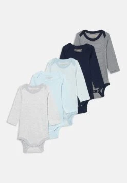Friboo 5 PACK UNISEX - Langarmshirt - Blue/light Blue/dark Blue