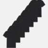 Friboo BASIC TEE 7 PACK - T-Shirt Basic - Black 1 Friboo BASIC TEE 7 PACK - T-Shirt Basic - Black -Friboo Geschaft f883f3a117854119bf82294df9cb094a